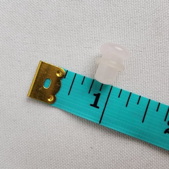 Rose Quartz 3/16 Stone Plugs Body Jewelry for Stretched Ears - Picture 5 of 5